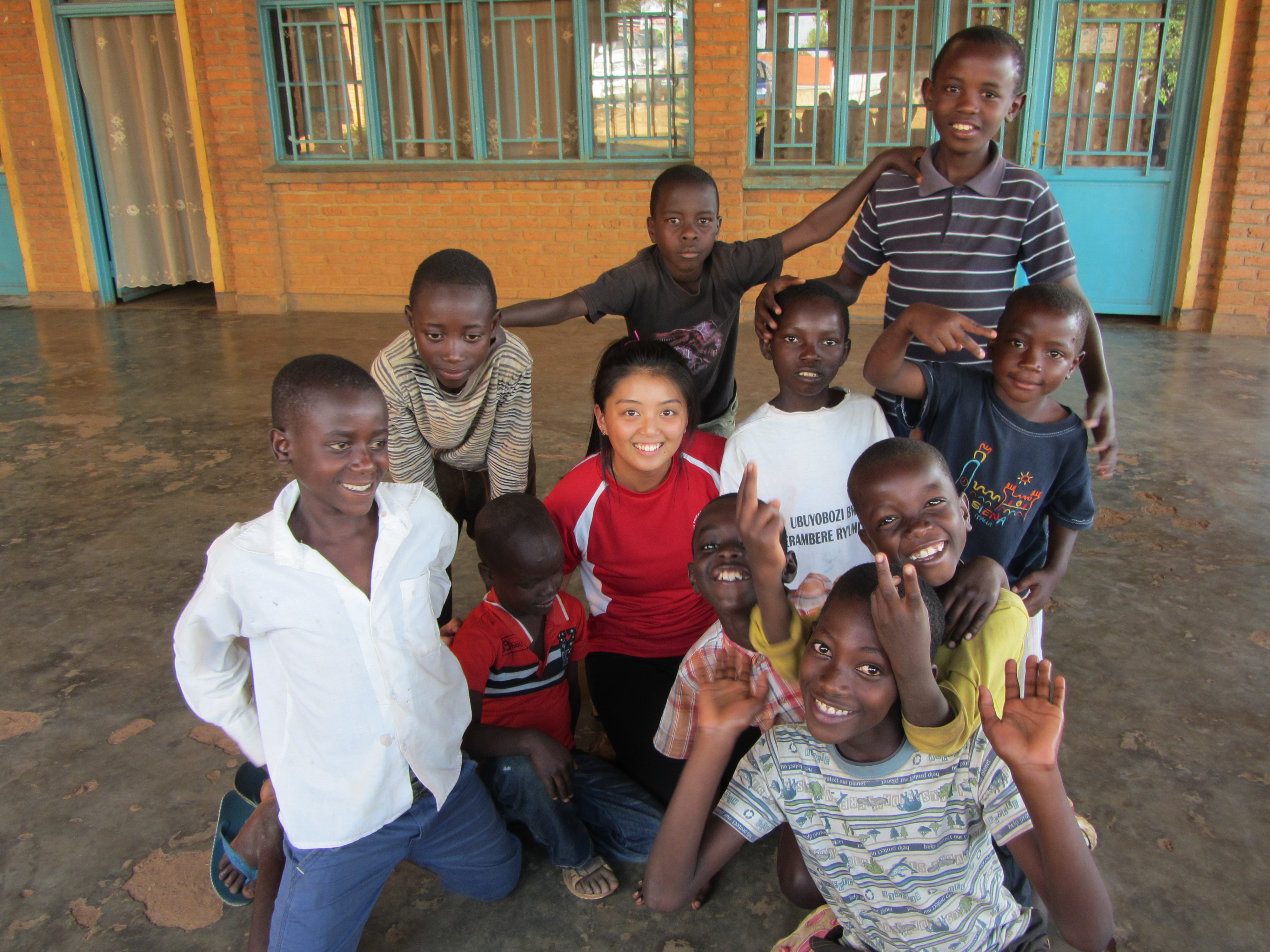 Ellen Kim Gymnastics Lesson Rwanda 3