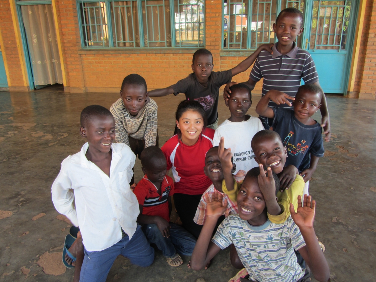 Ellen Kim Gymnastics Lesson Rwanda 3