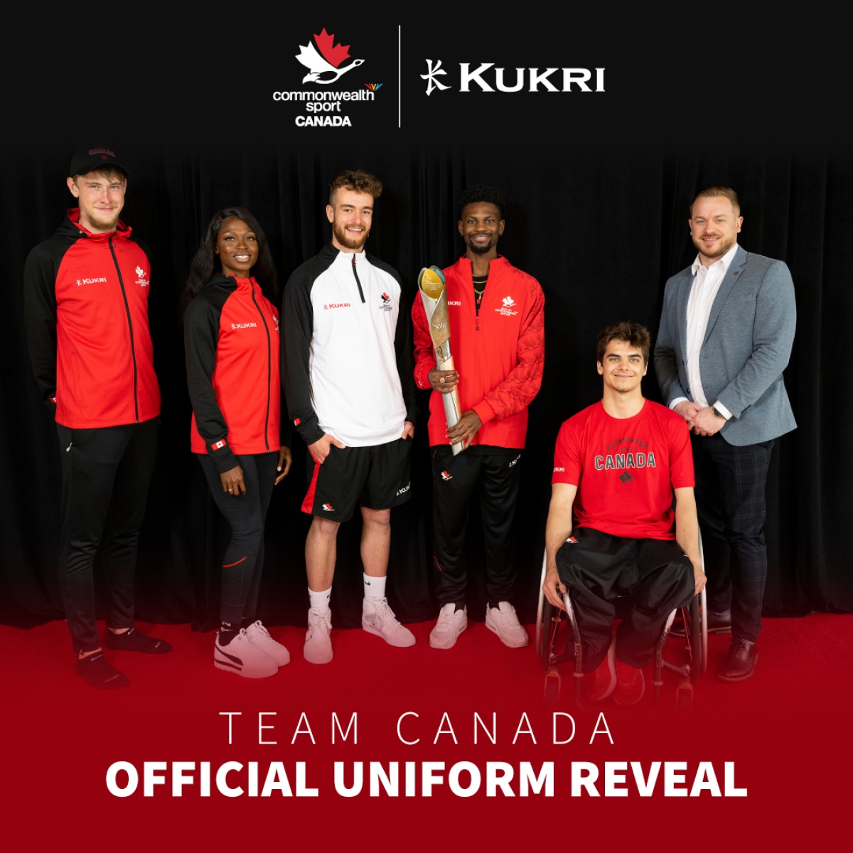 Kukri Team Canada Kit Reveal 1080x1080 From Left To Right Zach Gingras Crystal Emmanuel David Johnson Bolade Ajomale Garrett Ostepchuk Jamie Williams
