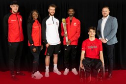 Kukri Team Canada Kit Reveal 1080x1080 From Left To Right Zach Gingras Crystal Emmanuel David Johnson Bolade Ajomale Garrett Ostepchuk Jamie Williams