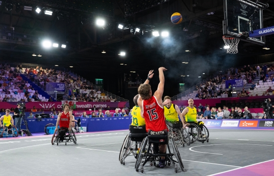 3X3 Mens Wheelchair Basketball game