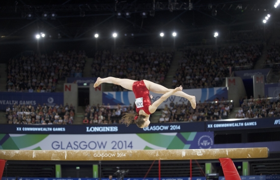 Team Canada Gymnast in the 2014 Glasgow Commonwealth Games