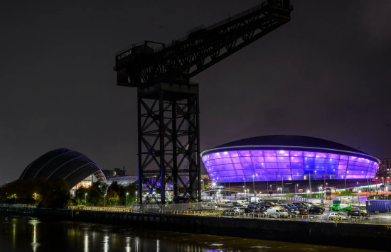 Opening Ceremonies venue at Glasgow Hydro