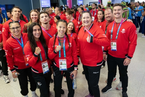 Athletes from Team Canada