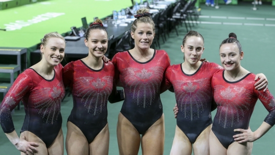 Canadian women's artistic gymnastics team tops the podium at 2018  Commonwealth Games