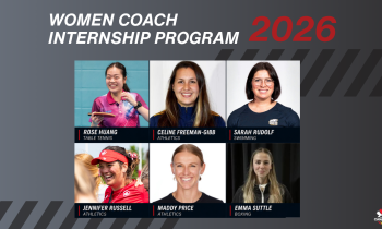 Collage of Women Coaches for the 2026 Internship Program